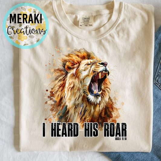 I Heard His Roar