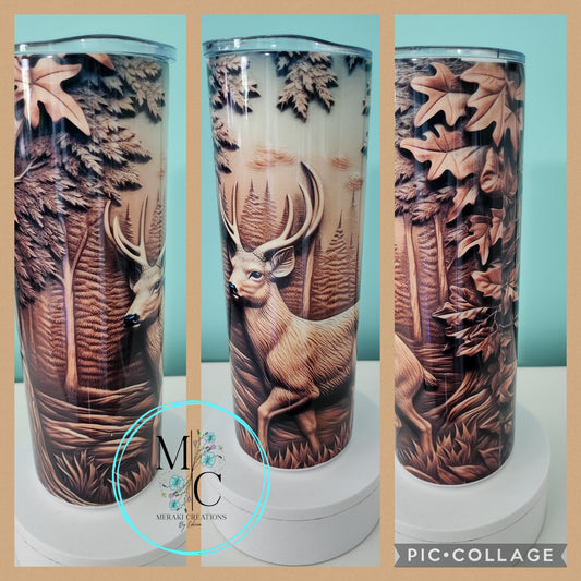 3D Big Buck Tumbler