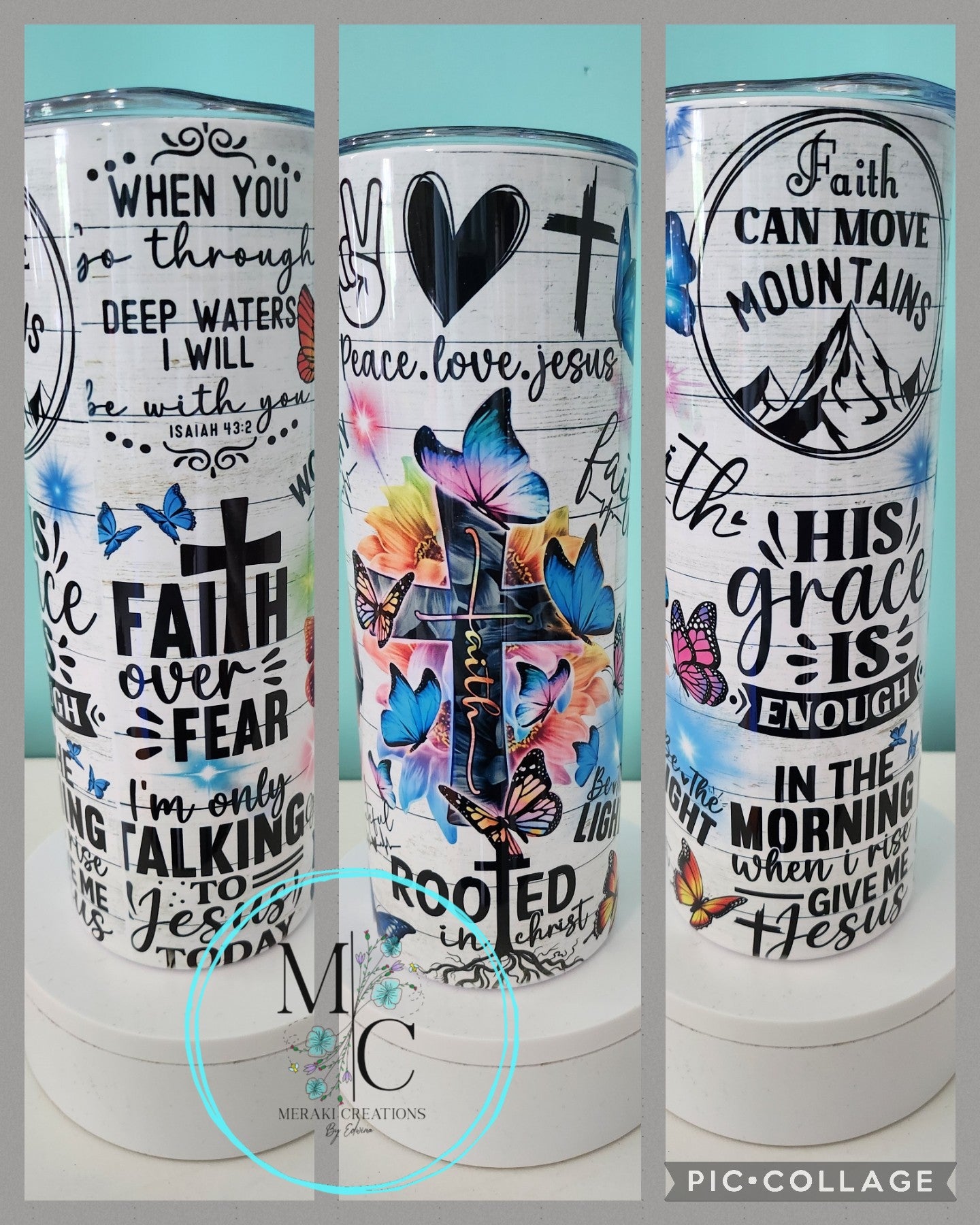 Faith Affirmations Tumbler