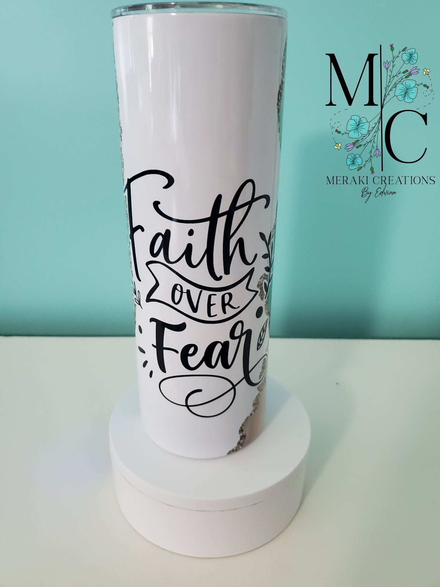 Faith Over Fear Tumbler